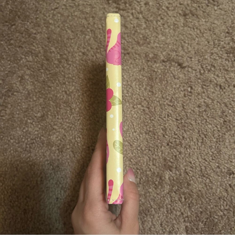Pink “Paws and Reflect” Cat Patterned Notebook - Picture 8 of 13